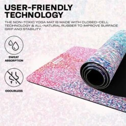 RDX SPORTS RDX D5 6mm PU Rubber Yoga Mat -Rdx Sports d5 pu yoga mats 10