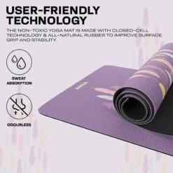 RDX SPORTS RDX D6 6mm PU Rubber Yoga Mat -Rdx Sports d6 pu yoga mats 10