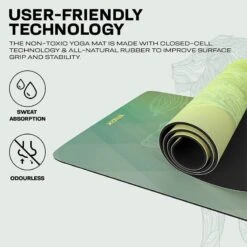 RDX SPORTS RDX D7 6mm PU Rubber Yoga Mat -Rdx Sports d7 pu yoga mats 10