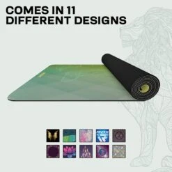 RDX SPORTS RDX D7 6mm PU Rubber Yoga Mat -Rdx Sports d7 pu yoga mats 3