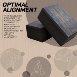 RDX SPORTS RDX D7 High Density EVA Foam Yoga Blocks Non-Slip Brick 14 RDX SPORTS RDX D7 High Density EVA Foam Yoga Blocks Non-Slip Brick -Rdx Sports d7 yoga design blocks 5