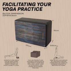 RDX SPORTS RDX D7 High Density EVA Foam Yoga Blocks Non-Slip Brick 16 RDX SPORTS RDX D7 High Density EVA Foam Yoga Blocks Non-Slip Brick -Rdx Sports d7 yoga design blocks 7