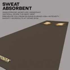 RDX SPORTS RDX D8 6mm PU Rubber Yoga Mat -Rdx Sports d8 6mm 4 in 1 pu rubber yoga mat set 8