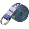 RDX SPORTS RDX F10 D-Ring Steel Buckle Cotton Yoga Strap -Rdx Sports f10 yoga strap pattern 1