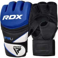 RDX SPORTS RDX F12 MMA Grappling Training Gloves Open Palm 14 RDX SPORTS RDX F12 MMA Grappling Training Gloves Open Palm -Rdx Sports f12 mma grappling gloves blue 1