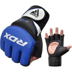 RDX SPORTS RDX F12 MMA Grappling Training Gloves Open Palm 15 RDX SPORTS RDX F12 MMA Grappling Training Gloves Open Palm -Rdx Sports f12 mma grappling gloves blue 4
