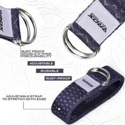 RDX SPORTS RDX F15 D-Ring Steel Buckle Cotton Yoga Strap -Rdx Sports f15 d ring steel buckle cotton yoga strap 3
