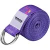 RDX SPORTS RDX F2 D-Ring Steel Buckle Cotton Yoga Strap -Rdx Sports f2 yoga strap pattern 1