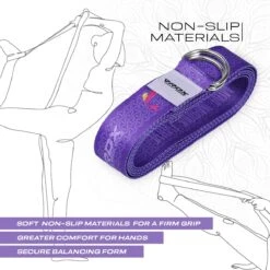 RDX SPORTS RDX F2 D-Ring Steel Buckle Cotton Yoga Strap 13 RDX SPORTS RDX F2 D-Ring Steel Buckle Cotton Yoga Strap -Rdx Sports f2 yoga strap pattern 5