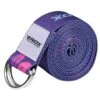 RDX SPORTS RDX F6 D-Ring Steel Buckle Cotton Yoga Strap -Rdx Sports f6 yoga strap pattern 1