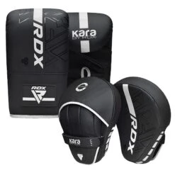 RDX SPORTS RDX F6 KARA Bag Mitts & Focus Pads -Rdx Sports f6 kara 4oz black white bag gloves 4 3