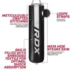 RDX SPORTS RDX F6 4ft / 5ft 2-in-1 KARA Training Punching Bag Set -Rdx Sports feature 1