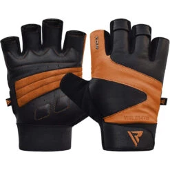 RDX SPORTS RDX S14 FERRIS WEIGHTLIFTING LEATHER GYM GLOVES -Rdx Sports ferris weight lifting gloves 229