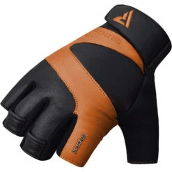 RDX SPORTS RDX S14 FERRIS WEIGHTLIFTING LEATHER GYM GLOVES -Rdx Sports ferris weight lifting gloves 234