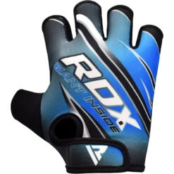RDX SPORTS RDX F2 BLUE GYM WORKOUT GLOVES -Rdx Sports fitness workout gym gloves 284
