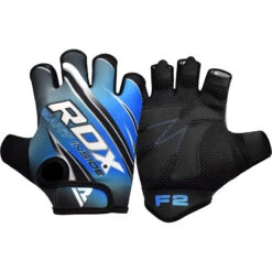 RDX SPORTS RDX F2 BLUE GYM WORKOUT GLOVES -Rdx Sports fitness workout gym gloves 287