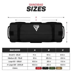 RDX SPORTS RDX Fitness Sandbag For Workout -Rdx Sports fitness sandbag for workout black 6