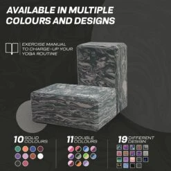 RDX SPORTS RDX GB EVA Foam High Density Non-Slips Yoga Block -Rdx Sports gb yoga blocks 6