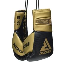 Rdx Sports -Rdx Sports golden tri lira 1 boxing gloves 8 5