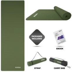 RDX SPORTS RDX YM 6mm TPE Yoga Mat -Rdx Sports green tpe mats 1