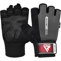 RDX SPORTS RDX W1 Gym Workout Gloves -Rdx Sports grey gym gloves 4