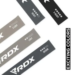 RDX SPORTS RDX MG 5-in-1 Pull Up Assist & Body Stretching Bands For Training -Rdx Sports grey mg resistance band set 6