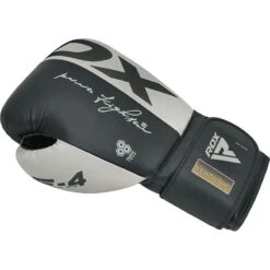 RDX SPORTS RDX F4 Boxing Sparring Gloves Hook & Loop -Rdx Sports grey f4 boxing gloves 4 4
