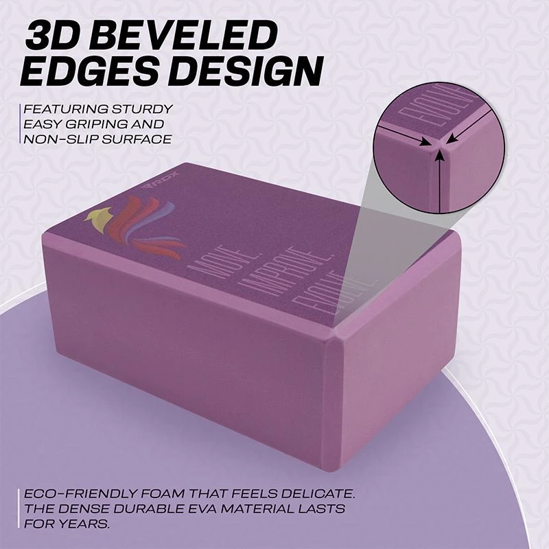 RDX SPORTS RDX D5 High Density EVA Foam Yoga Blocks Non-Slip Brick 8 RDX SPORTS RDX D5 High Density EVA Foam Yoga Blocks Non-Slip Brick - Image 6