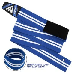RDX SPORTS RDX K4 Weightlifting Knee Wraps OEKO-TEX® Standard 100 Certified 23 RDX SPORTS RDX K4 Weightlifting Knee Wraps OEKO-TEX® Standard 100 Certified -Rdx Sports k4 weightlifting knee wraps blue 4 2