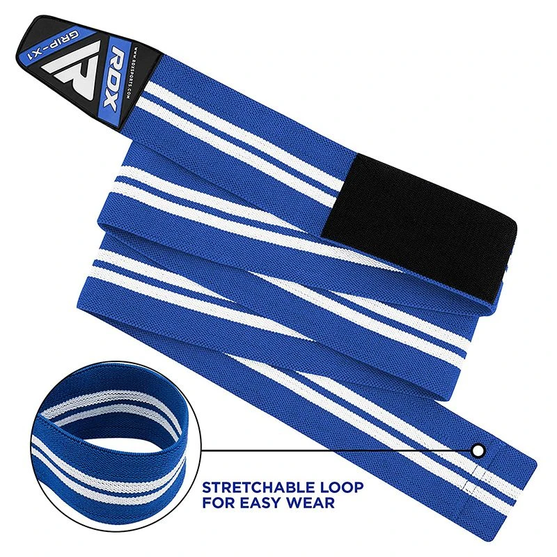 RDX SPORTS RDX K4 Weightlifting Knee Wraps OEKO-TEX® Standard 100 Certified 8 RDX SPORTS RDX K4 Weightlifting Knee Wraps OEKO-TEX® Standard 100 Certified - Image 6