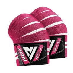 RDX SPORTS RDX K4 Weightlifting Knee Wraps OEKO-TEX® Standard 100 Certified 24 RDX SPORTS RDX K4 Weightlifting Knee Wraps OEKO-TEX® Standard 100 Certified -Rdx Sports k4 weightlifting knee wraps pink 2