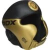 RDX SPORTS RDX L1 Mark Pro Cheek Boxing Training Head Guard 1 RDX SPORTS RDX L1 Mark Pro Cheek Boxing Training Head Guard -Rdx Sports l1 golden mark pro head guard 2 3