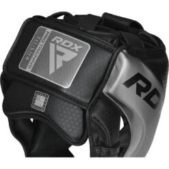 RDX SPORTS RDX L1 Mark Pro Cheek Boxing Training Head Guard -Rdx Sports l1 silver mark pro head guard 5