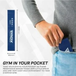 RDX SPORTS RDX R1 5-in-1 Resistance Loop Bands Set -Rdx Sports loop resistence bands 4 1
