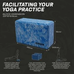 RDX SPORTS RDX LU EVA Foam High Density Non-Slips Yoga Block -Rdx Sports lu yoga blocks 7