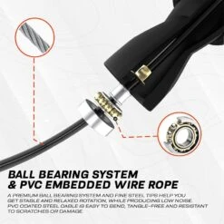 RDX SPORTS RDX X2 Adjustable 10.3ft Non-Slip Memory Foam Soft Handles Jump Rope 19 RDX SPORTS RDX X2 Adjustable 10.3ft Non-Slip Memory Foam Soft Handles Jump Rope -Rdx Sports memory foam anti slip handles adjustable skipping rope orange 2 1