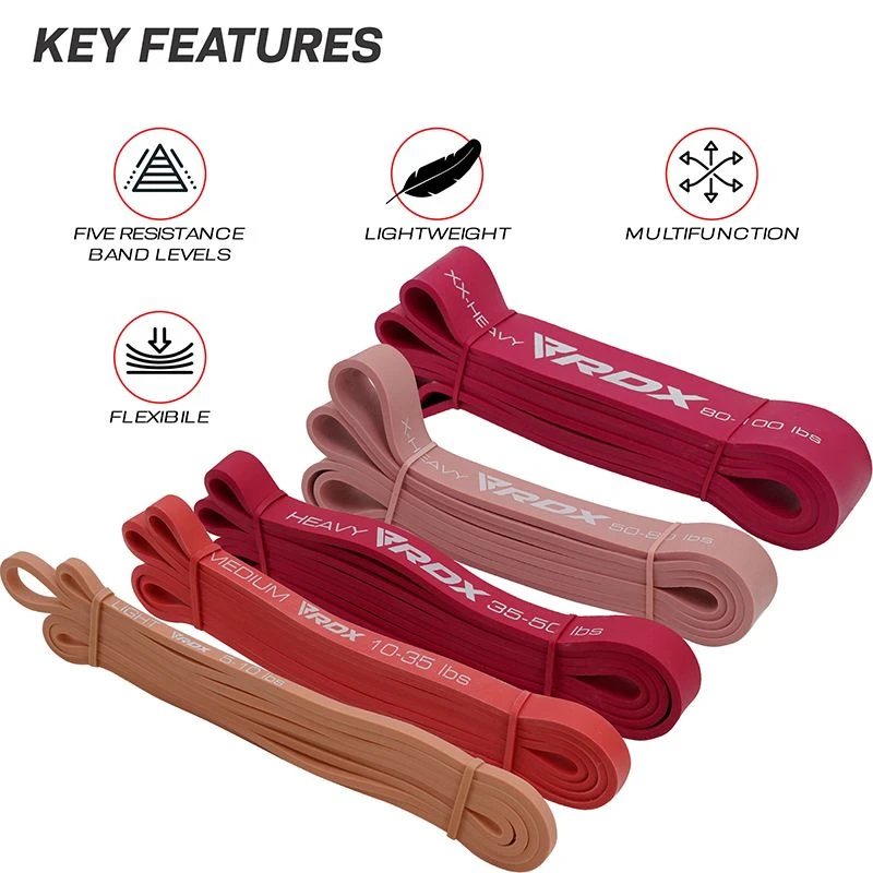 RDX SPORTS RDX MP 5-in-1 Pull Up Assist & Body Stretching Bands For Training 9 RDX SPORTS RDX MP 5-in-1 Pull Up Assist & Body Stretching Bands For Training - Image 7