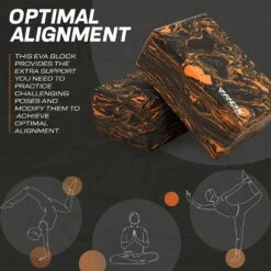 RDX SPORTS RDX OB EVA Foam High Density Non-Slips Yoga Block -Rdx Sports ob yoga blocks 5