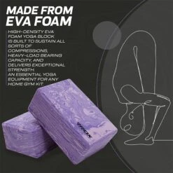RDX SPORTS RDX PG EVA Foam High Density Non-Slips Yoga Block -Rdx Sports pg eva foam high density non slips yoga block 3