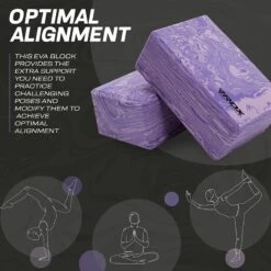 RDX SPORTS RDX PG EVA Foam High Density Non-Slips Yoga Block -Rdx Sports pg eva foam high density non slips yoga block 6