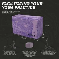 RDX SPORTS RDX PG EVA Foam High Density Non-Slips Yoga Block -Rdx Sports pg eva foam high density non slips yoga block 8