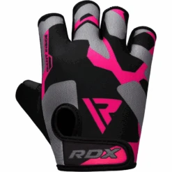 RDX SPORTS RDX F6 Half Finger Ladies Weightlifting Fitness Gym Gloves -Rdx Sports pink f6 fitness glovess 2