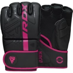 RDX SPORTS RDX F6 KARA MMA Grappling Gloves -Rdx Sports pink kara mma grappling gloves 5