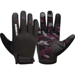 RDX SPORTS RDX T2 TOUCH SCREEN FRIENDLY FULL FINGER GYM GLOVES -Rdx Sports pink t2 full finger gym gloves 1 3