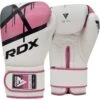 RDX SPORTS RDX F7 Women Training Boxing Gloves Pink / White 2 RDX SPORTS RDX F7 Women Training Boxing Gloves Pink / White -Rdx Sports pink training boxing gloves 1