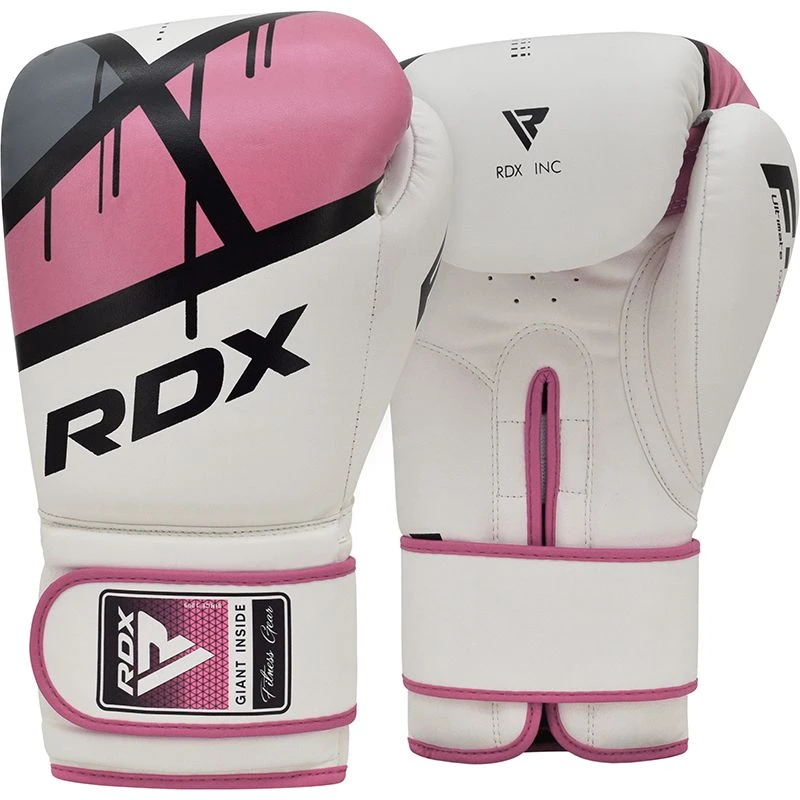 RDX SPORTS RDX F7 Women Training Boxing Gloves Pink / White