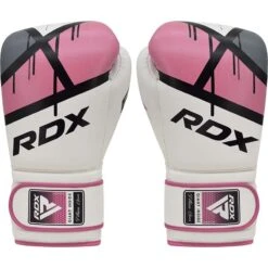 RDX SPORTS RDX F7 Women Training Boxing Gloves Pink / White -Rdx Sports pink training boxing gloves 8