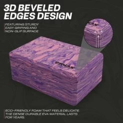 RDX SPORTS RDX PP EVA Foam High Density Non-Slips Yoga Block -Rdx Sports pp eva foam high density non slips yoga block 9