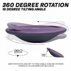 RDX SPORTS RDX S1 Balance Board With Grip -Rdx Sports purple balance board with grip 4 2