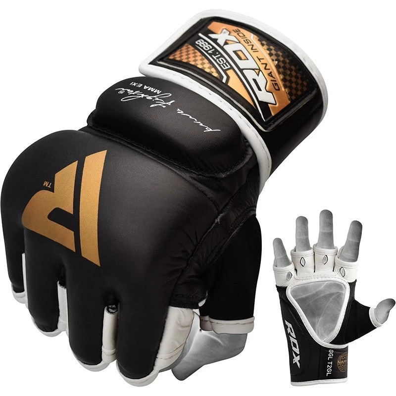 RDX SPORTS RDX T2 QUEST LEATHER MMA GLOVES 3 RDX SPORTS RDX T2 QUEST LEATHER MMA GLOVES